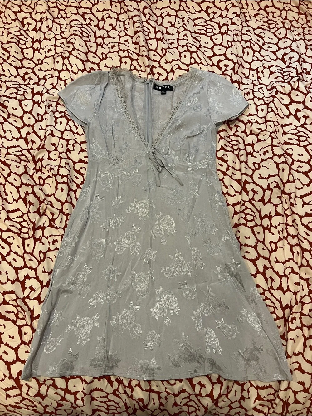 Motel Rocks Lace-Trim Mini Dress - Picture 1 of 5